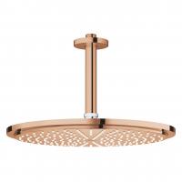 Верхний душ Grohe Rainshower Cosmopolitan 310 (потолочный кронштейн 142 мм, 1 режим струи) 26 067 DA0 тёплый закат