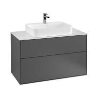 Тумба под раковину Villeroy & Boch Finion 1000х501 мм F35100GK матовый антрацит