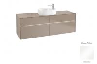 Тумба под раковину Villeroy & Boch Collaro 1600х500 мм с подсветкой C065L0DH белый глянцевый