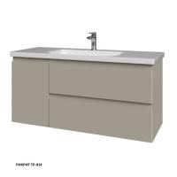 Тумба под раковину Caprigo Forte 120 1164х446 мм (2 ящика, 1 дверь слева) 36117L TP814 пикрит
