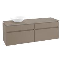 Тумба под раковину Villeroy & Boch Legato 1600х500 мм B67300VG трюфель серый