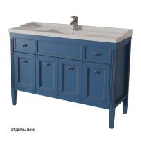 Тумба под раковину Caprigo Albion 120 1180х450 мм (4 двери, 2 ящика) 10316 В036 голубой