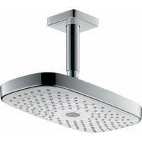 Верхний душ Hansgrohe Raindance Select E 300 2jet EcoSmart с потолочным подсоединением 26608400 белый/хром