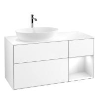 Тумба под раковину Villeroy & Boch Finion 1200х501 мм F811MTMT белый матовый/белый матовый