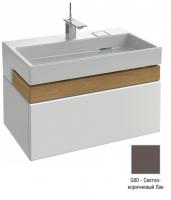 Тумба под раковину Jacob Delafon Terrace Premium 800х480 мм EB1731RU-G80-G80 светло-коричневый глянцевый