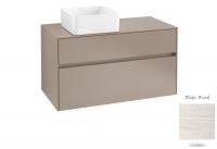 Тумба под раковину Villeroy & Boch Collaro 1000х500 мм C03900E8 белое дерево