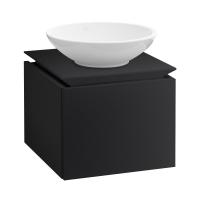 Тумба под раковину Villeroy & Boch Legato 600х500 мм B56700PD лак чёрный матовый