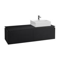 Тумба под раковину Villeroy & Boch Legato 1600х500 мм B67400PD лак чёрный матовый