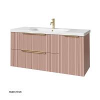 Тумба под раковину Caprigo Rain 120 1166х446 мм (2 ящика, 1 дверь) 36517R SF-026 пудра