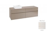 Тумба под раковину Villeroy & Boch Collaro 1600х500 мм C05000E8 белое дерево