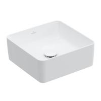 Раковина накладная Villeroy & Boch Collaro 380x380 мм CeramicPlus 4A2138R1 альпийский белый