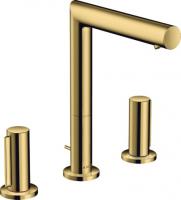 Смеситель для раковины Axor Uno на 3 отверстия 200 ComfortZone 45133990 золото полированное