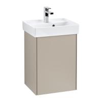 Тумба под раковину Villeroy & Boch Collaro 410х344 мм петли слева C00500VK мягкий серый