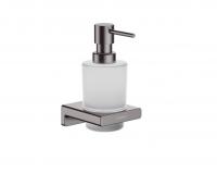 Дозатор для жидкого мыла Hansgrohe AddStoris 41745340 шлифованный чёрный хром