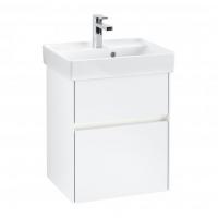 Тумба под раковину Villeroy & Boch Collaro 460х374 мм с подсветкой C006L0MS белый матовый