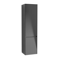 Пенал Villeroy & Boch Collaro 404х349х1538 мм петли слева C03300PD чёрный матовый