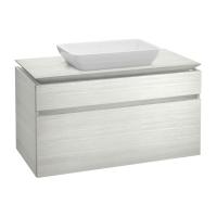 Тумба под раковину Villeroy & Boch Legato 1000х500 мм с подсветкой B705L0E8 белое дерево