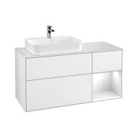 Тумба под раковину Villeroy & Boch Finion 1200х501 мм F401MTMT белый матовый/белый матовый
