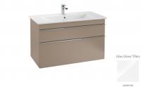 Тумба под раковину Villeroy & Boch Venticello 953х502 мм A92601RE белое стекло
