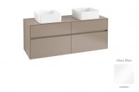 Тумба под раковину Villeroy & Boch Collaro 1400х500 мм C04800DH белый глянцевый