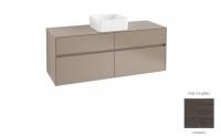 Тумба под раковину Villeroy & Boch Collaro 1400х500 мм C04500FQ дуб графитовый