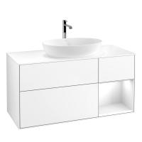 Тумба под раковину Villeroy & Boch Finion 1200х501 мм F831MTMT белый матовый/белый матовый