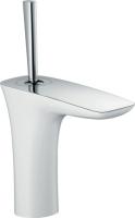 Смеситель для раковины Hansgrohe PuraVida 110 ComfortZone донный клапан 15074400 белый/хром