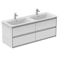 Тумба под раковину Ideal Standard Connect Air 1300x440 мм E0824B2 белый глянец/белый матовый