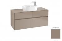 Тумба под раковину Villeroy & Boch Collaro 1200х500 мм C05700VG трюфель серый