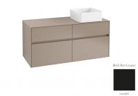 Тумба под раковину Villeroy & Boch Collaro 1200х500 мм C04300PD чёрный матовый