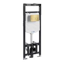 Инсталляция для унитаза WasserKraft Alme 15TLT.010.ME.MG03 матовое золото