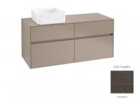 Тумба под раковину Villeroy & Boch Collaro 1200х500 мм C04200FQ дуб графитовый