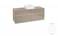 Тумба под раковину Villeroy & Boch Collaro 1400х500 мм с подсветкой C045L0MS белый матовый