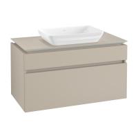 Тумба под раковину Villeroy & Boch Legato 1000х500 мм B70500VK мягкий серый