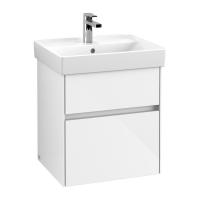 Тумба под раковину Villeroy & Boch Collaro 510х414 мм C00700DH белый глянцевый
