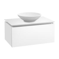 Тумба под раковину Villeroy & Boch Legato 1000х500 мм с подсветкой B571L0MS белый матовый