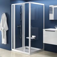Душевая перегородка Ravak Supernova PSS-90 94070100Z1 белый/прозрачный