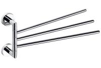 Полотенцедержатель тройной поворотный Bemeta Omega 104204112 хром