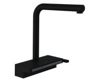 Смеситель для кухни Hansgrohe Aquno Select M81 ComfortZone 250 выдвижной излив 73830670 чёрный матовый