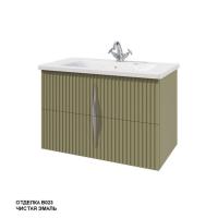 Тумба под раковину Caprigo Novara 80 750х468 мм (эмаль) 34916 B023 олива