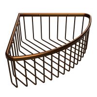 Полка для душа угловая Bemeta Amber 205х205 мм 155208312 медь
