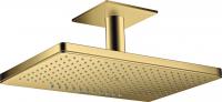 Верхний душ Axor ShowerSolutions 460 2jet с потолочным подсоединением 35279990 полированное золото