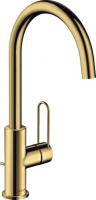 Смеситель для раковины Axor Uno 240 ComfortZone 38036990 золото полированное
