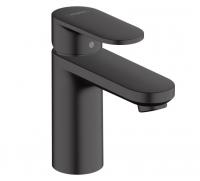 Смеситель для раковины Hansgrohe Vernis Blend 100 ComfortZone 71580670 чёрный матовый