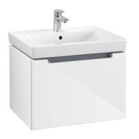 Тумба под раковину Villeroy & Boch Subway 2.0 587х454 мм A68710DH белый глянцевый