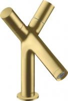 Смеситель для раковины Axor Starck 80 ComfortZone 10030950 медь шлифованная