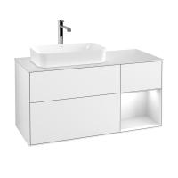Тумба под раковину Villeroy & Boch Finion 1200х501 мм F281MTMT белый матовый/белый матовый