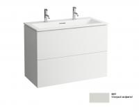 Раковина с тумбой Laufen Kartell 1000х500 мм 8603376411071 мокрый асфальт
