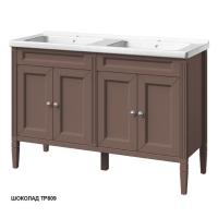 Тумба под раковину Caprigo Albion Concept 125 1220х450 мм (4 двери) 34020 TP809 шоколад