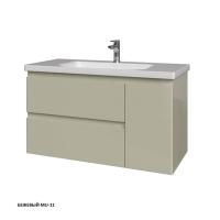 Тумба под раковину Caprigo Forte 100 976х446 мм (2 ящика, 1 дверь) 36115R MU-11 бежевый